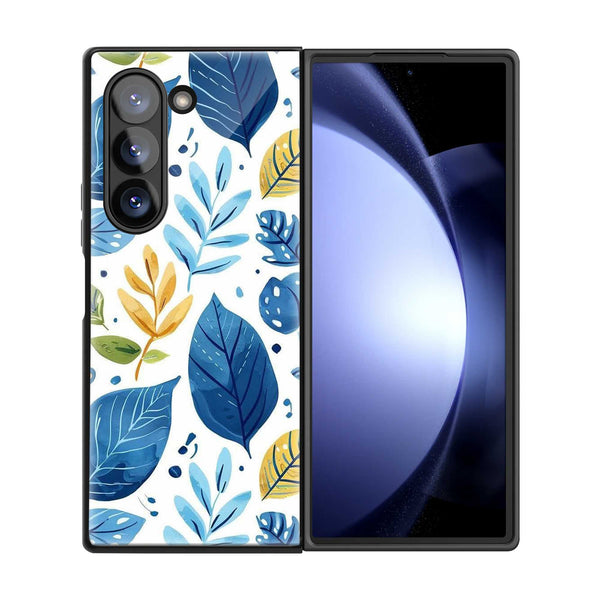 Leaf Elegance Samsung Z Fold Glass Case
