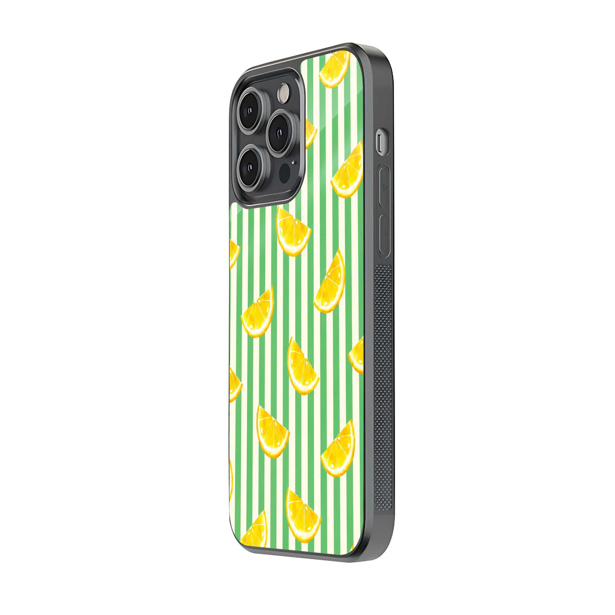 Lemon Stripe Glass Case Secondary image