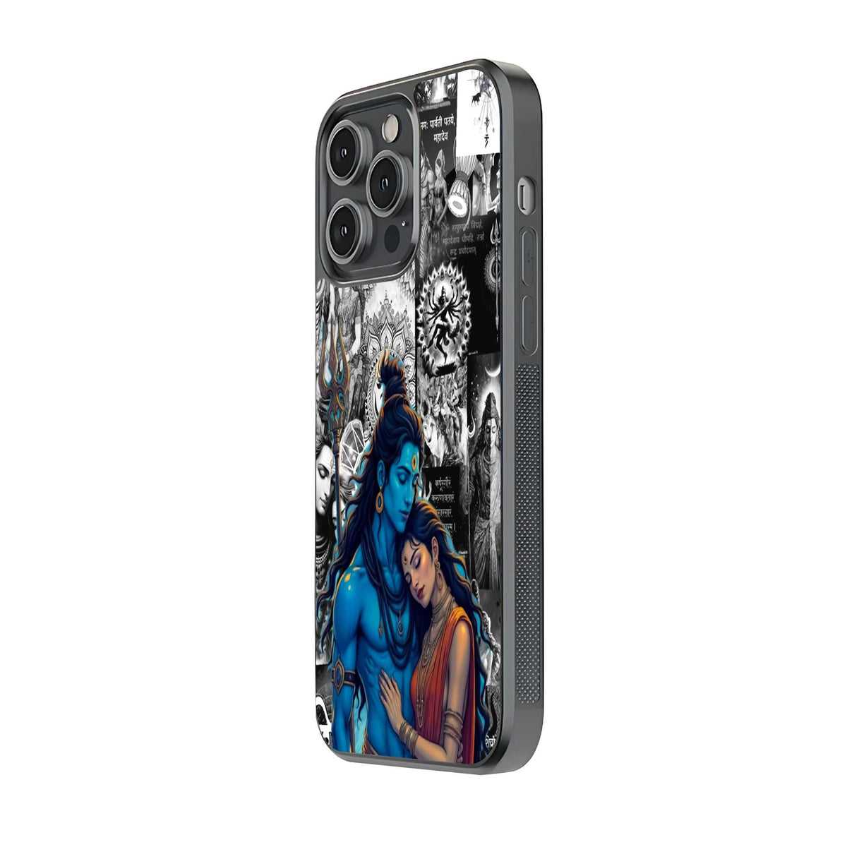 Life Of Shiva Glass Case