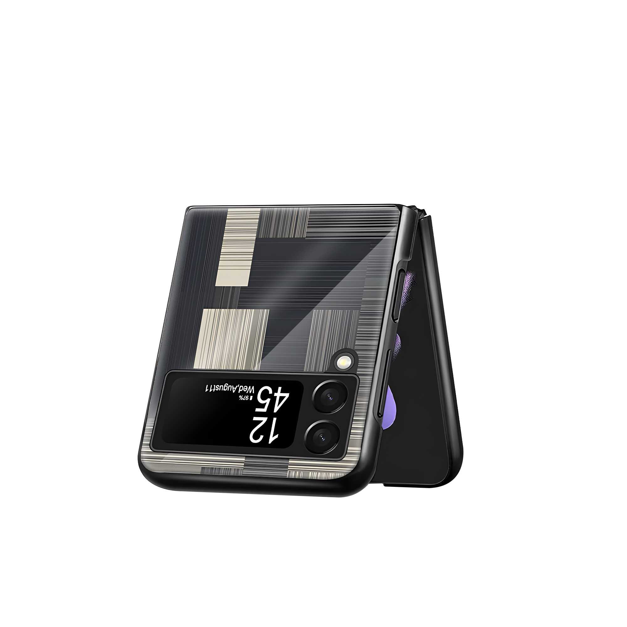 Linear Flow Samsung Z Flip Glass Case