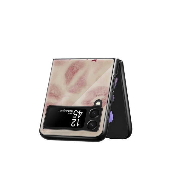 Lipstick Luxe Samsung Z Flip Glass Case