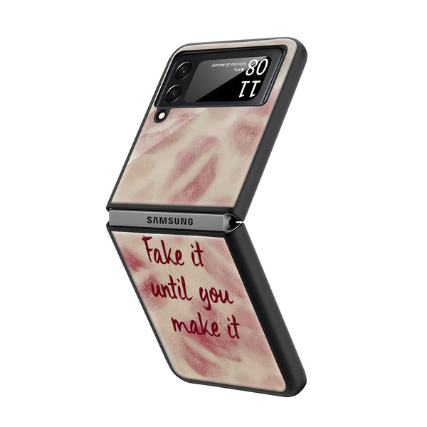 Lipstick Luxe Samsung Z Flip Glass Case