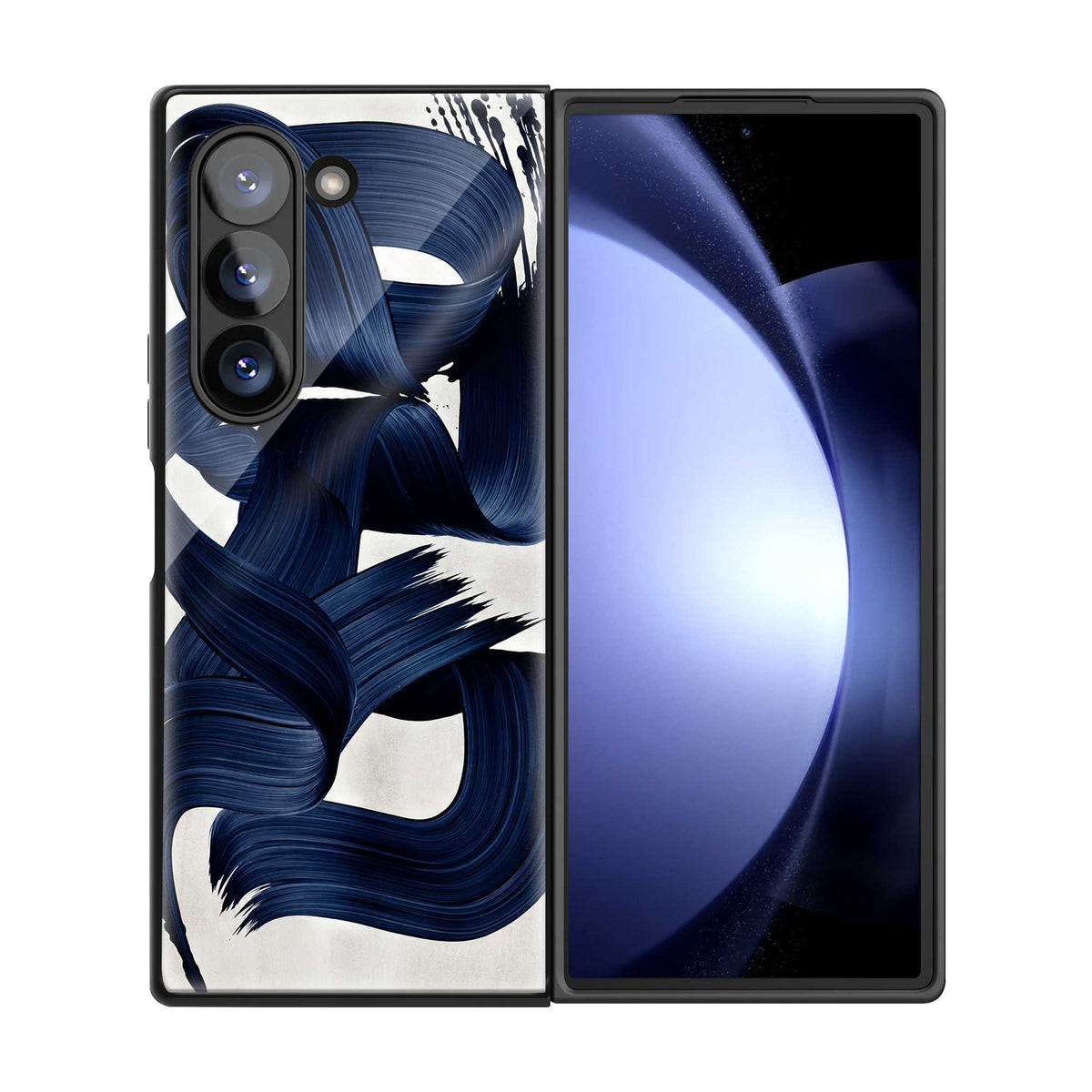 Liquid Brush Samsung Z Fold Glass Case
