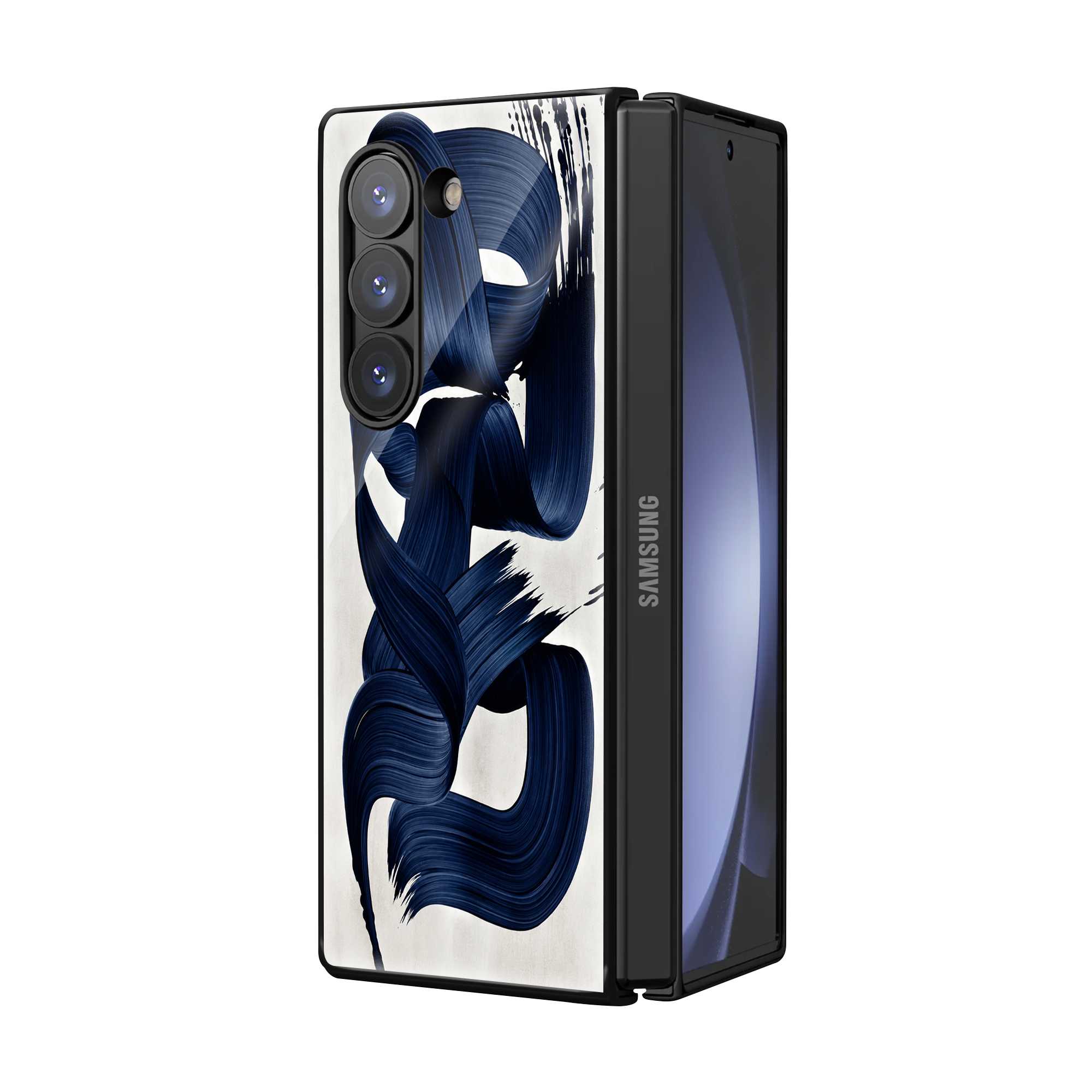 Liquid Brush Samsung Z Fold Glass Case