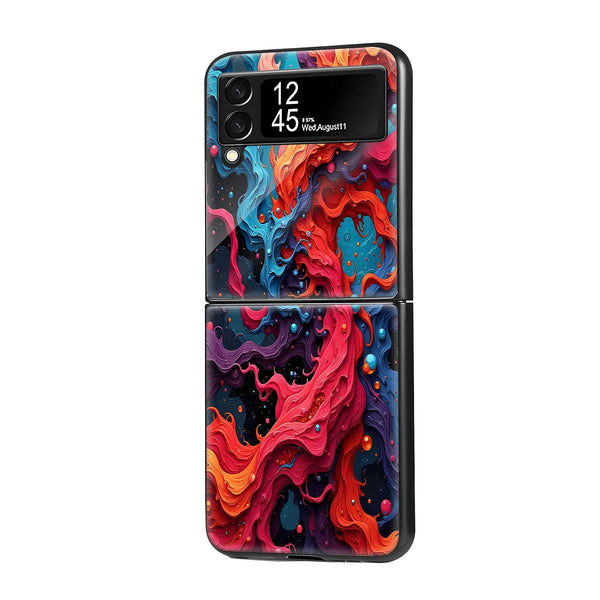Liquid Dreams Samsung Z Flip Glass Case
