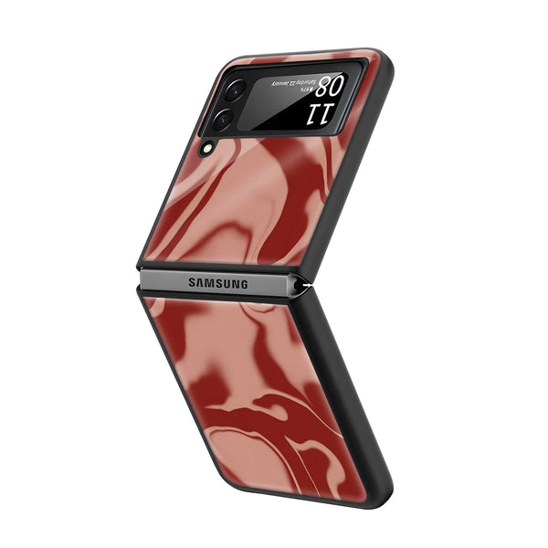 Liquid Velvet Samsung Z Flip Glass Case