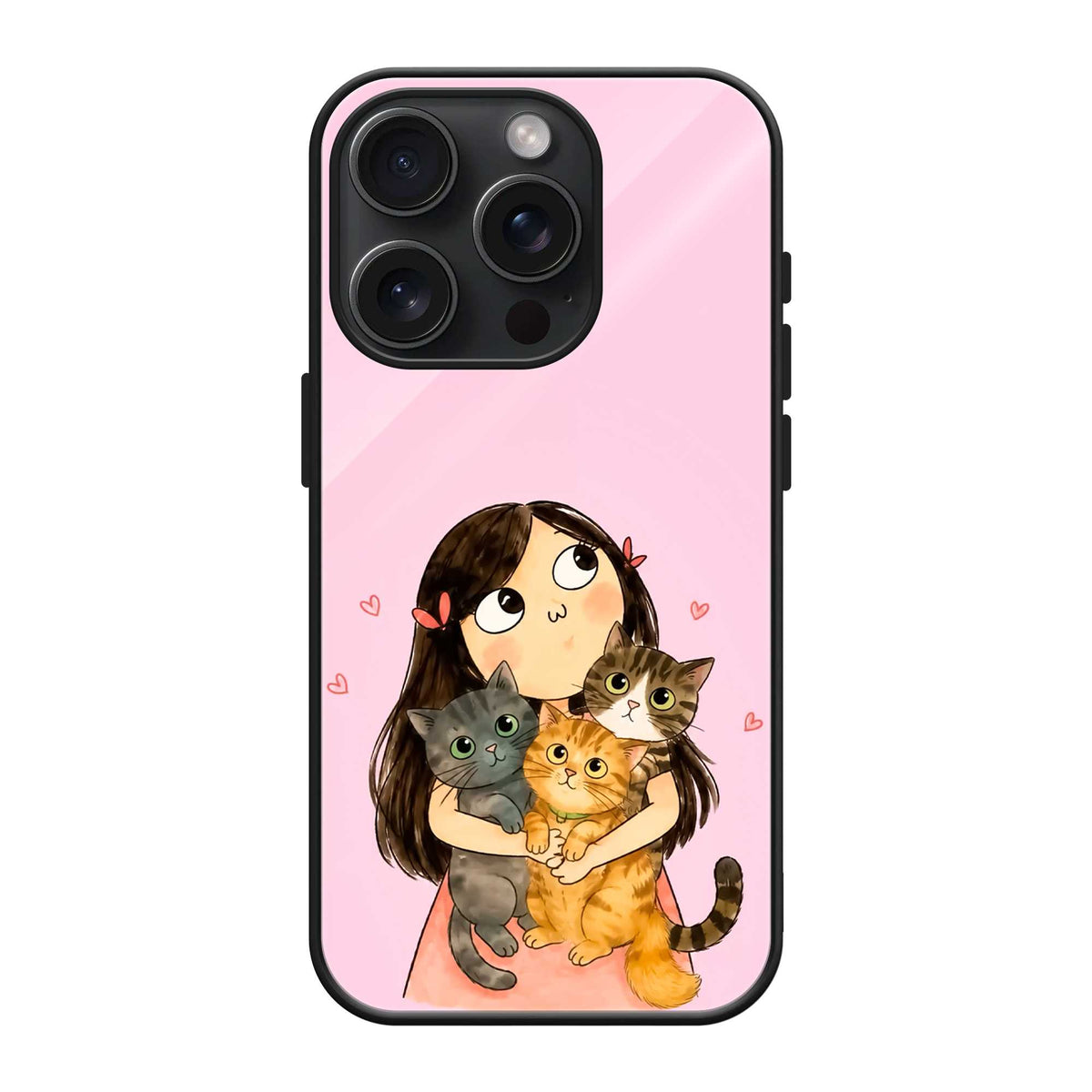 Little Cat Lover Glass Case Main image