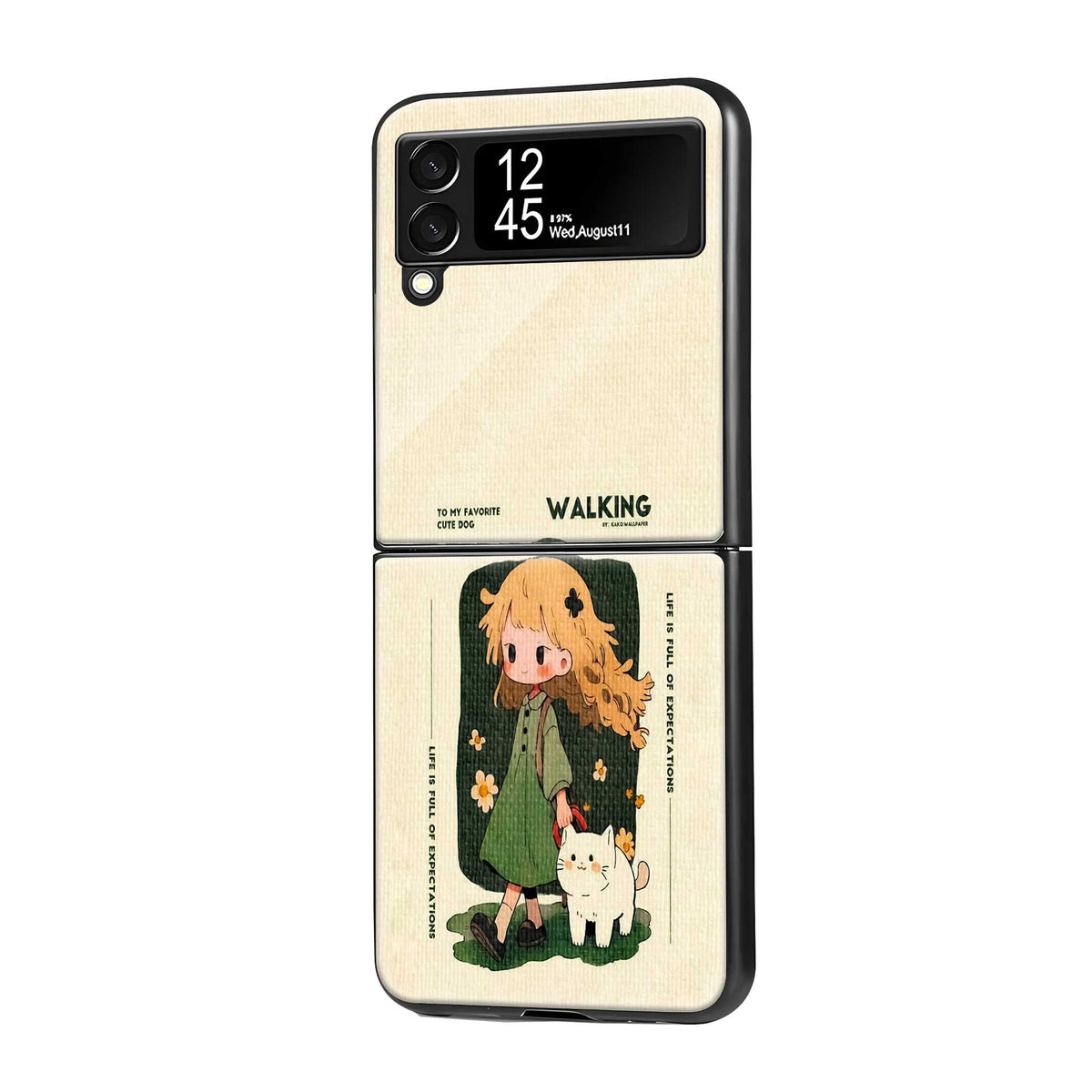 Little Meadow Samsung Z Flip Glass Case