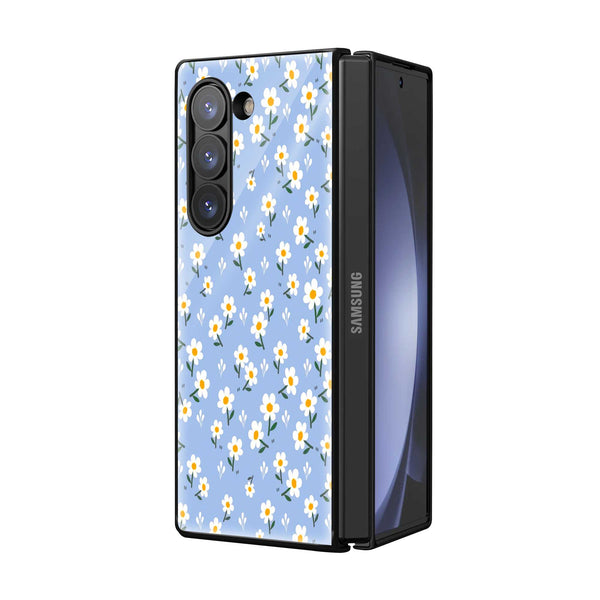 Little Daisies Samsung Z Fold Glass Case