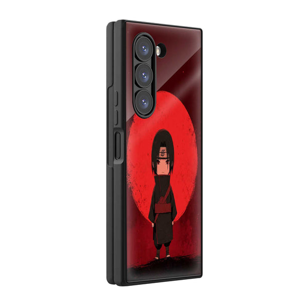 Little Itachi Samsung Z Fold Glass Case
