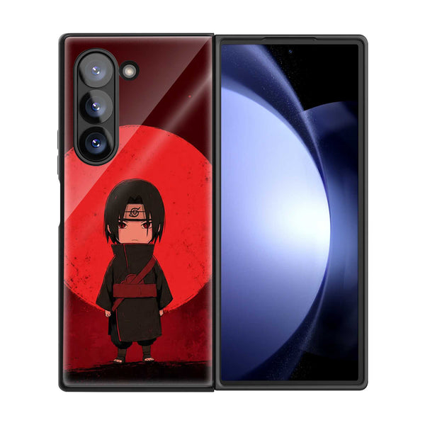 Little Itachi Samsung Z Fold Glass Case