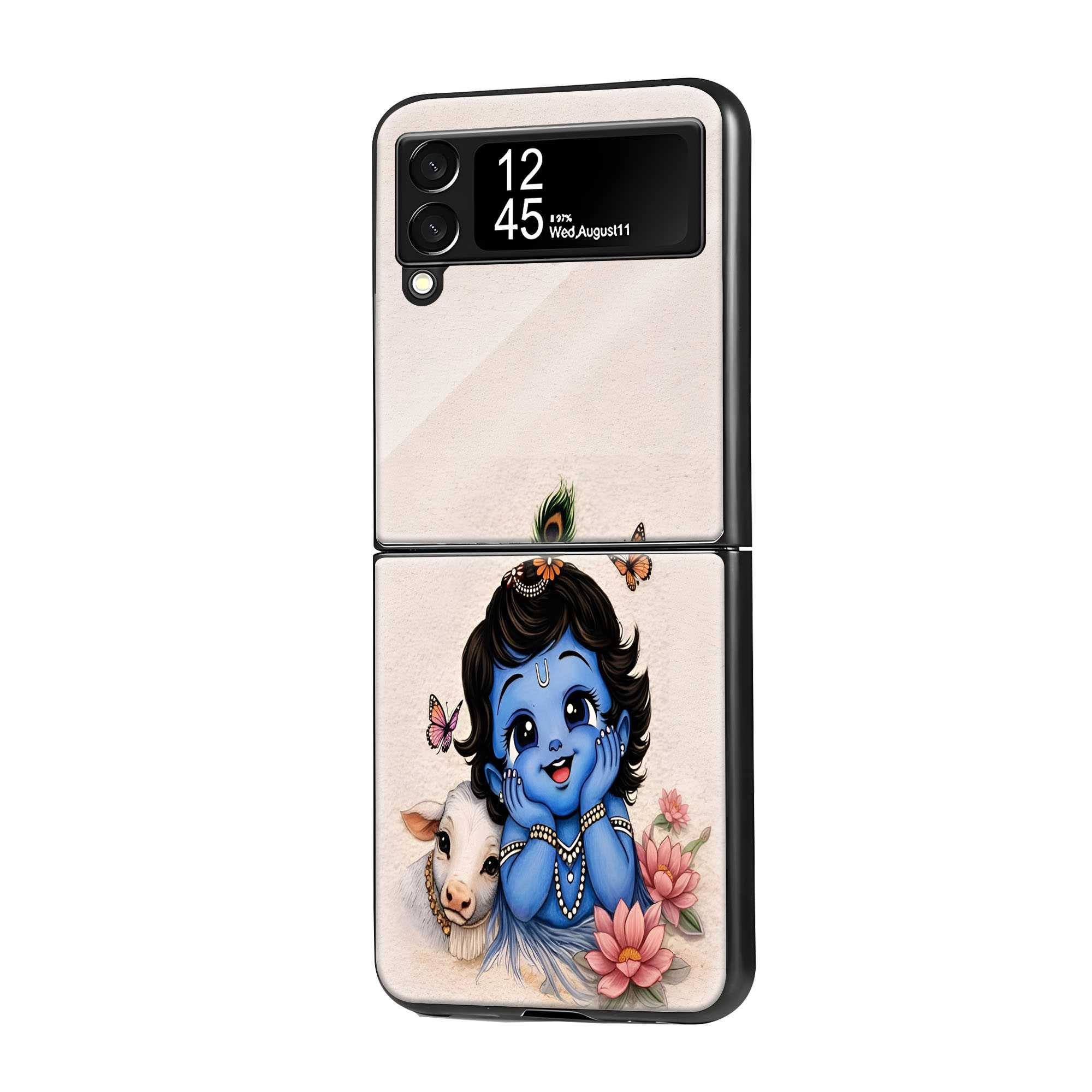 Little Kanha Samsung Z Flip Glass Case