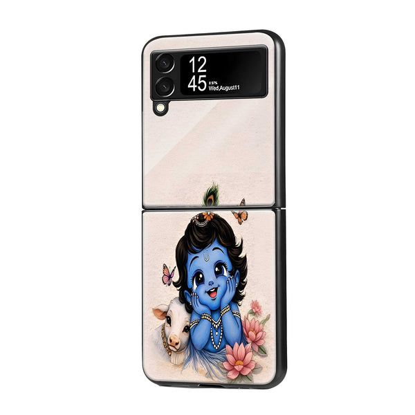 Little Kanha Samsung Z Flip Glass Case