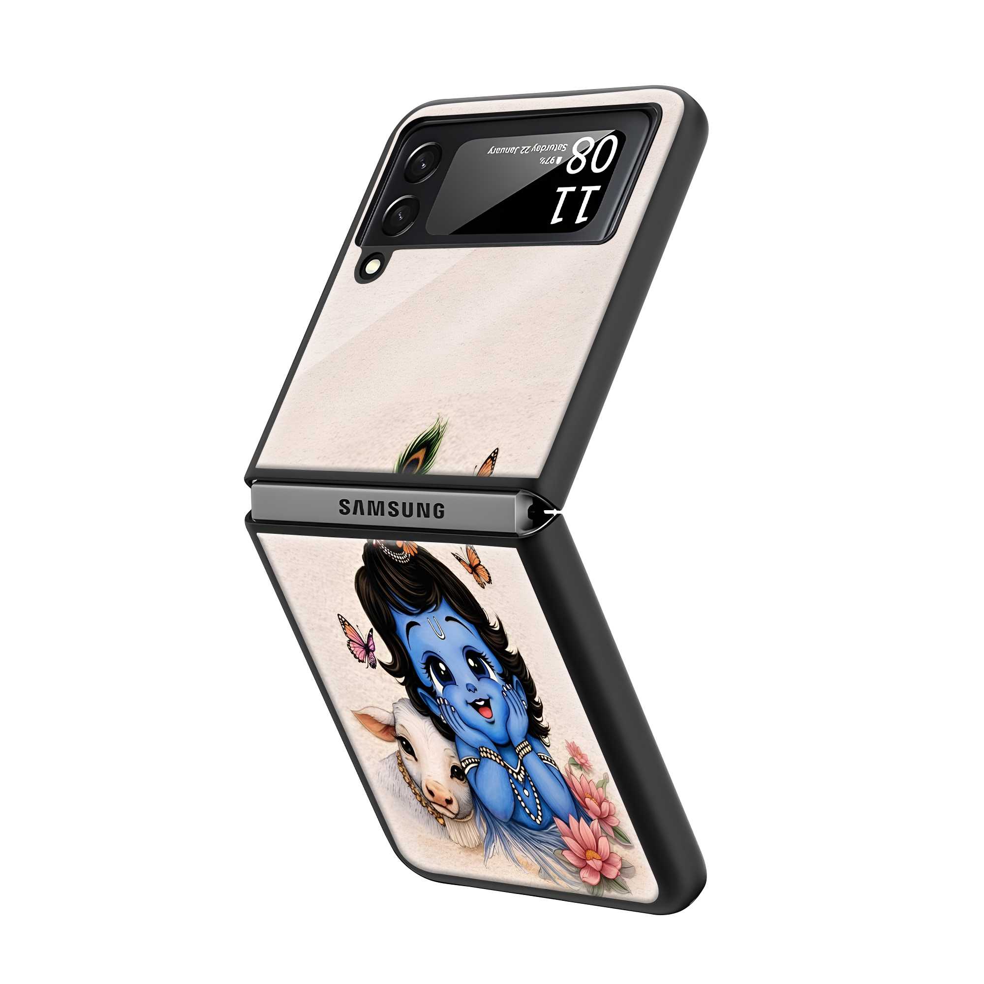 Little Kanha Samsung Z Flip Glass Case
