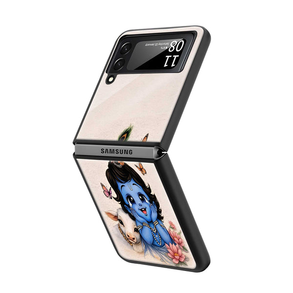 Little Kanha Samsung Z Flip Glass Case