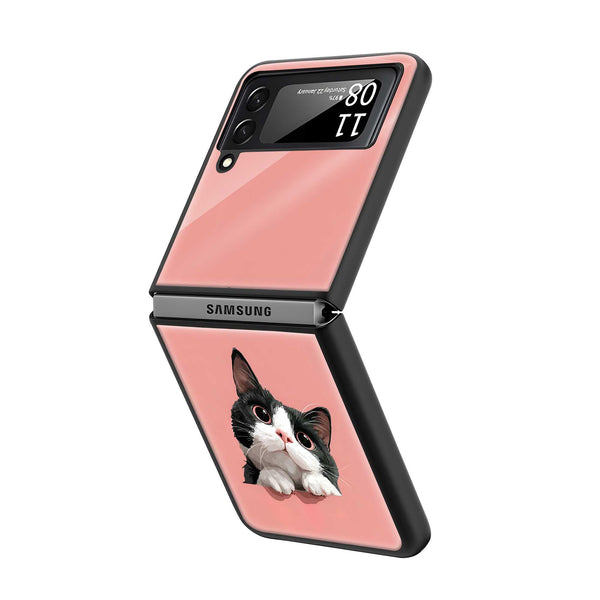 Little Paws Samsung Z Flip Glass Case