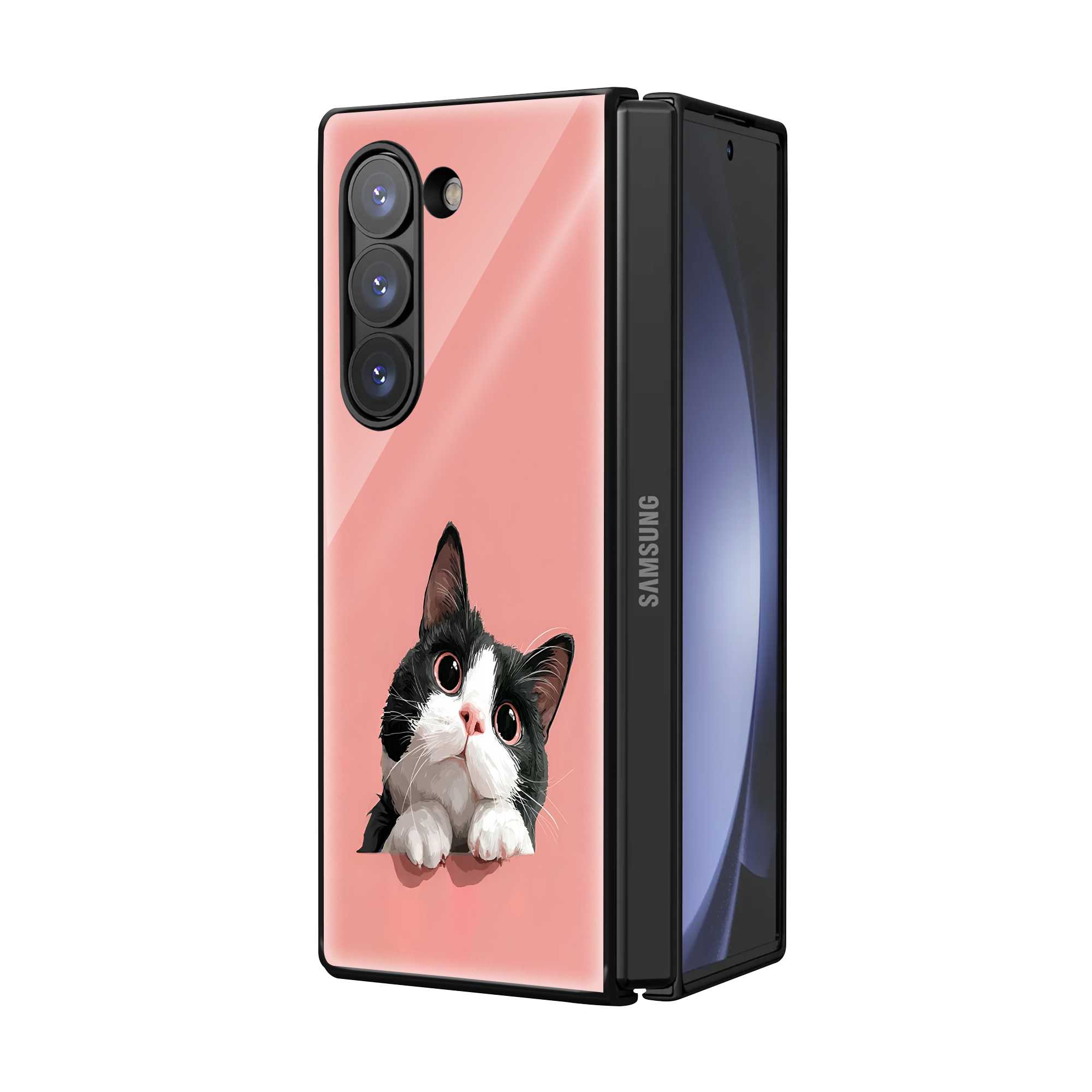 Little Paws Samsung Z Fold Glass Case