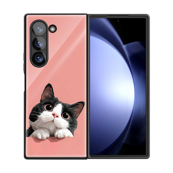 Little Paws Samsung Z Fold Glass Case