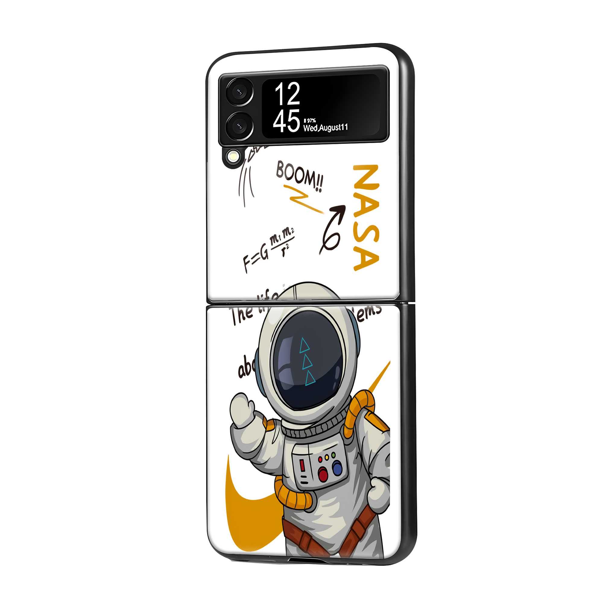 Little Space Cadet Samsung Z Flip Glass Case