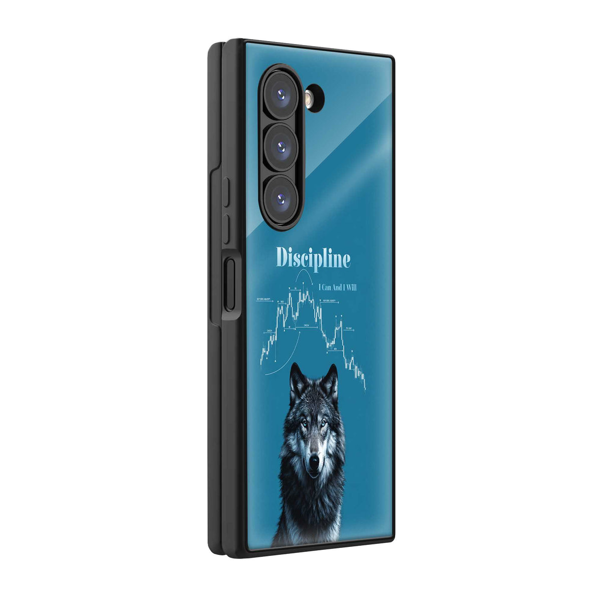 Lone Wolf Trader Samsung Z Fold Glass Case