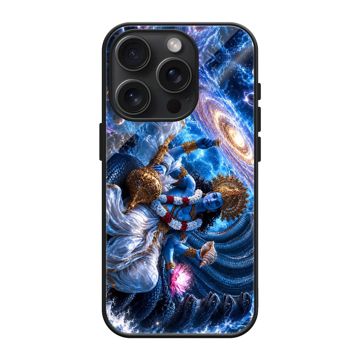 Lord Vishnu Glass Case