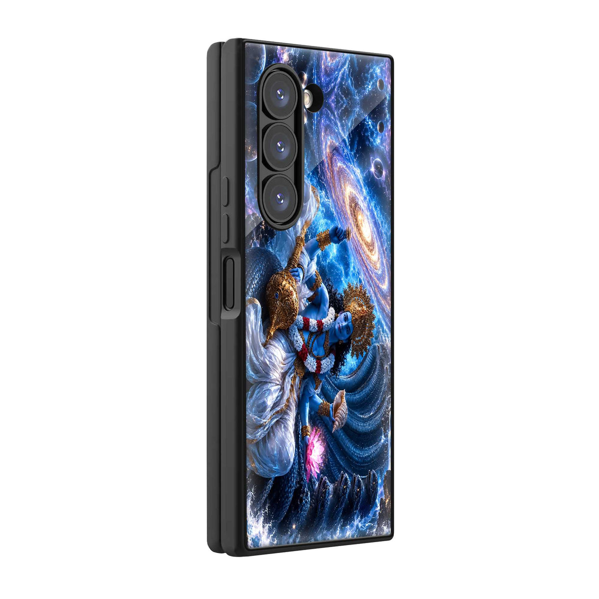 Lord Vishnu Samsung Z Fold Glass Case