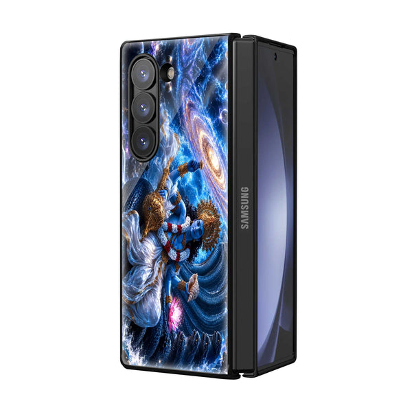 Lord Vishnu Samsung Z Fold Glass Case
