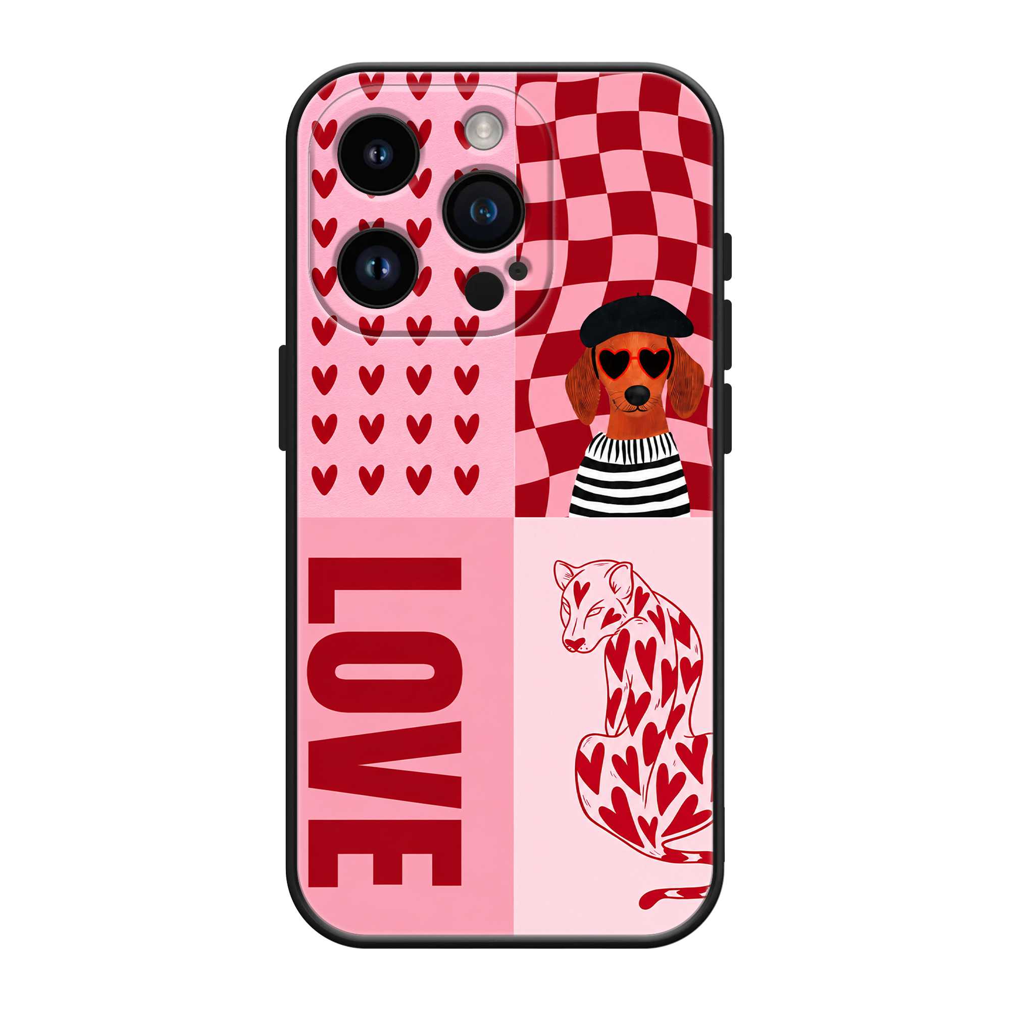 Love Collage Silicone Case