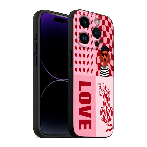 Love Collage Silicone Case