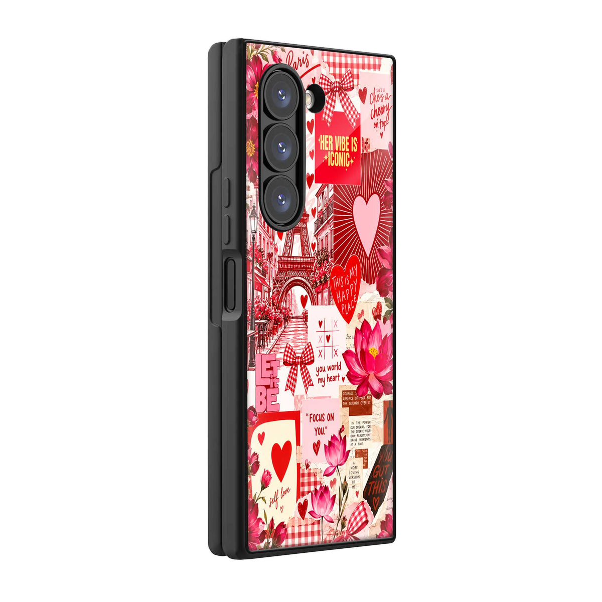 Love Letter Samsung Z Fold Glass Case