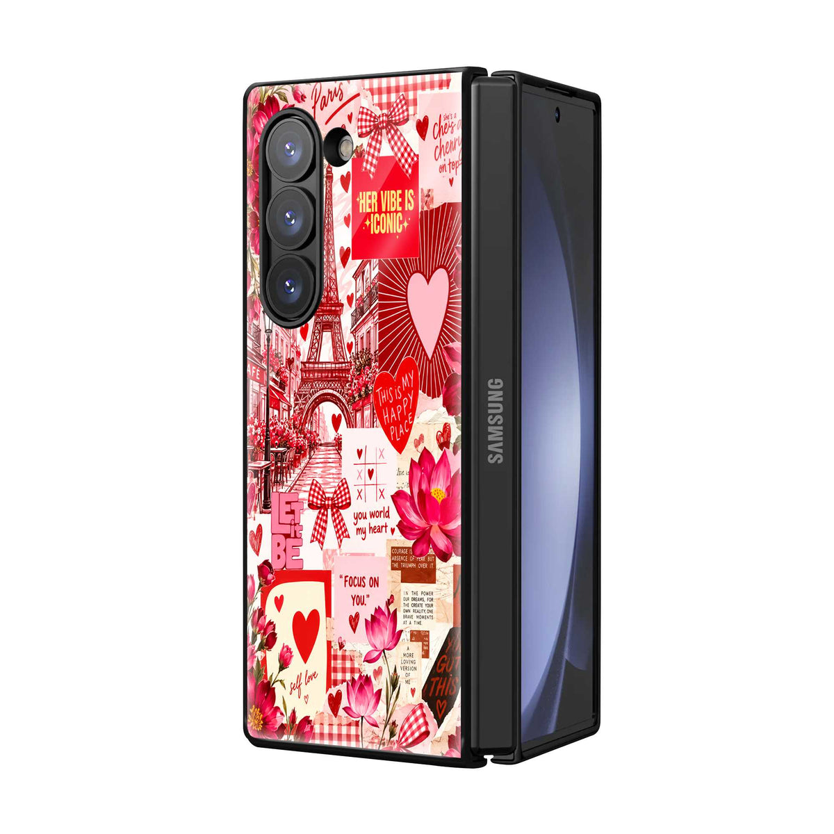Love Letter Samsung Z Fold Glass Case