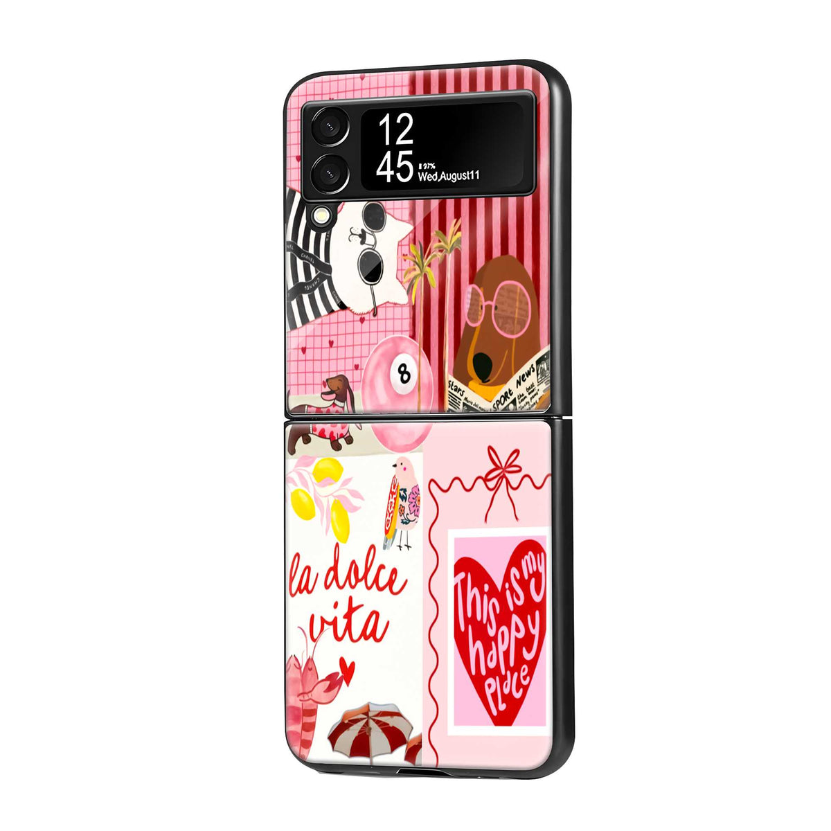 Love Notes Samsung Z Flip Glass Case