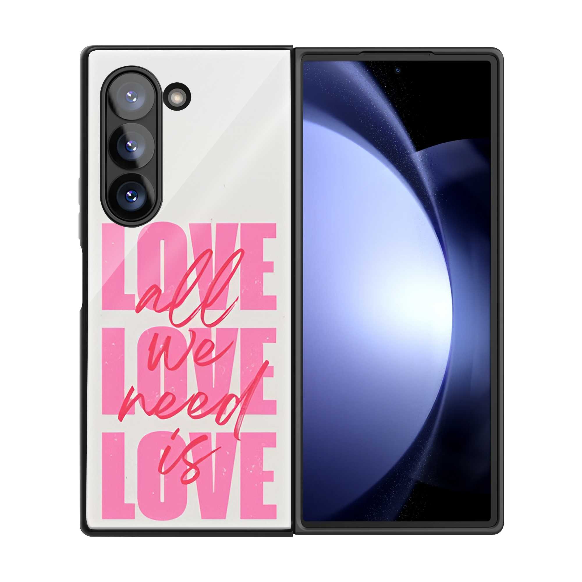 Love Notes Samsung Z Fold Glass Case