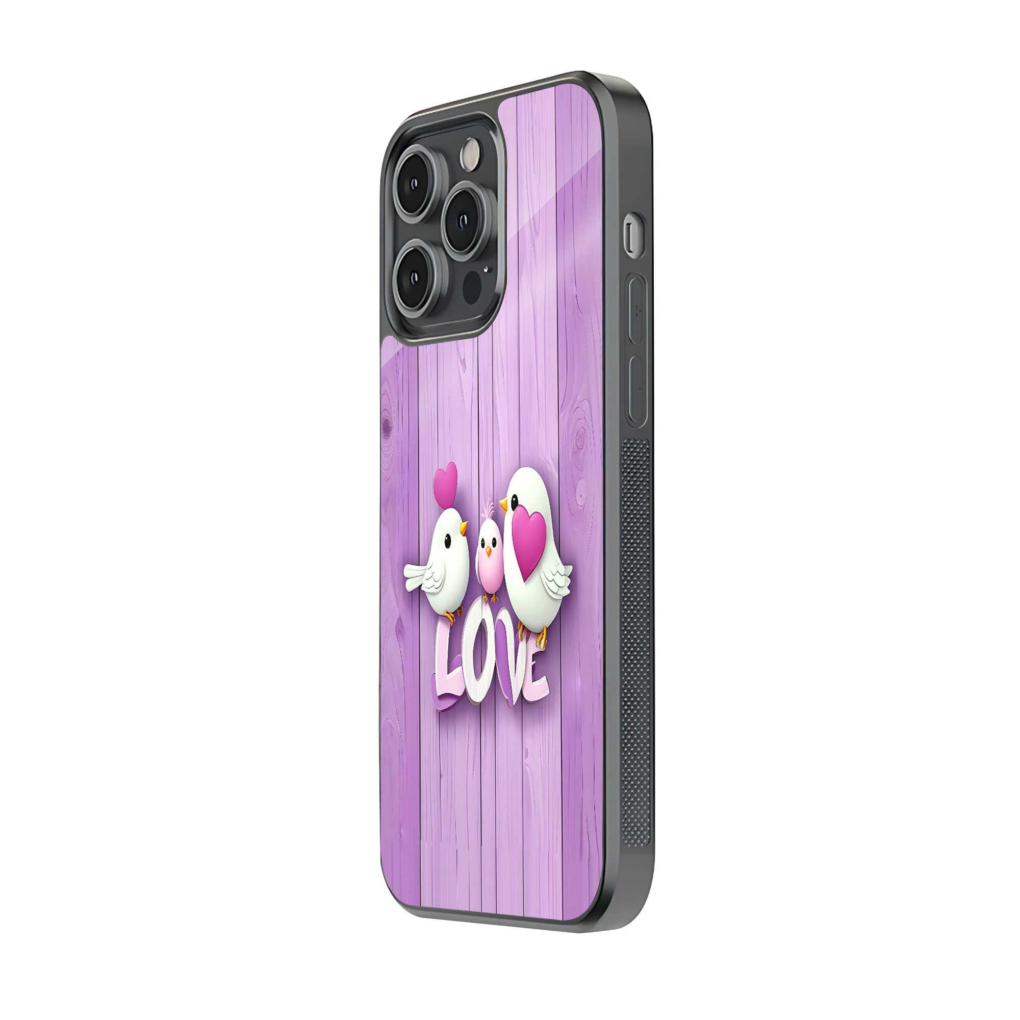Lovebirds Nest Glass Case Secondary image