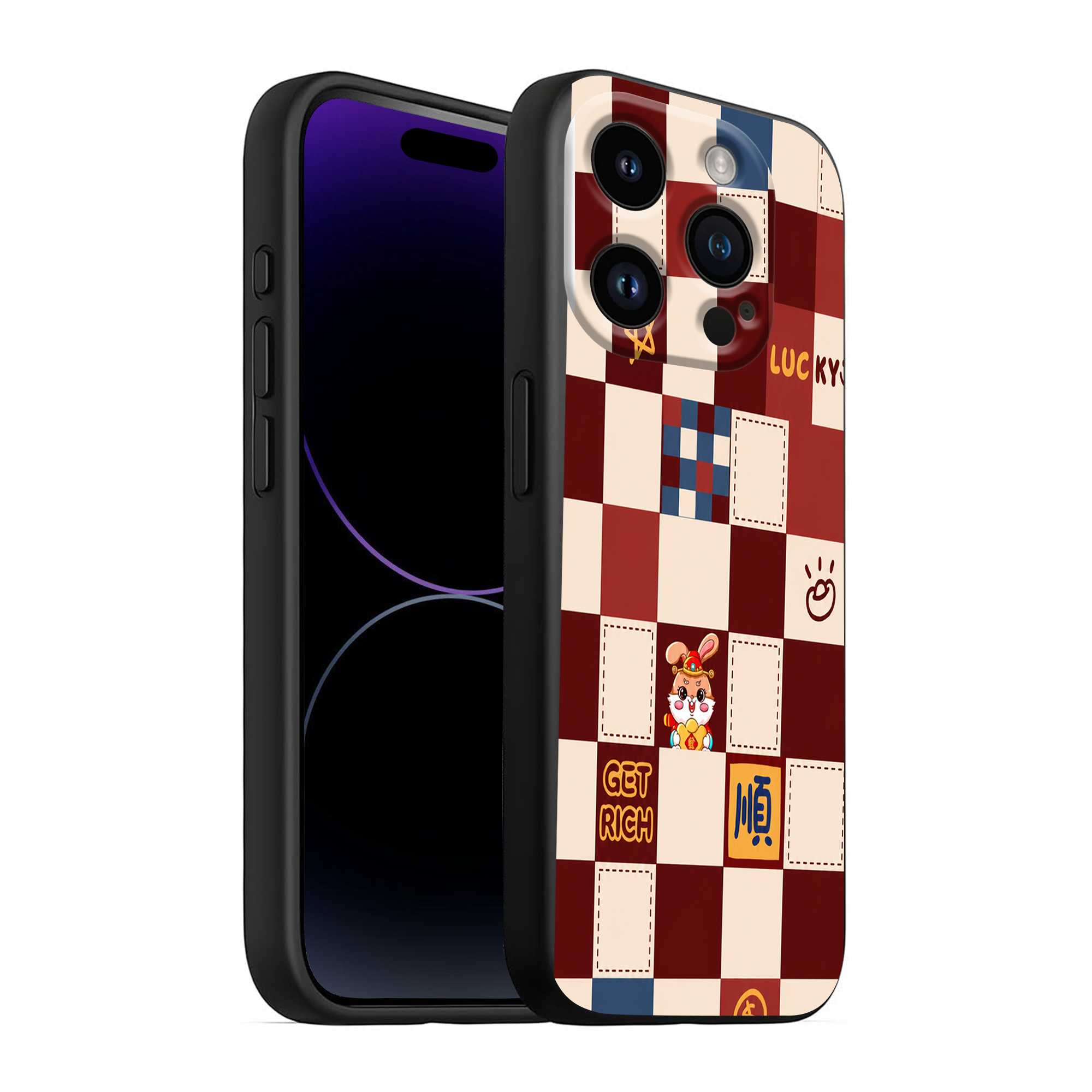 Lucky Check Silicone Case