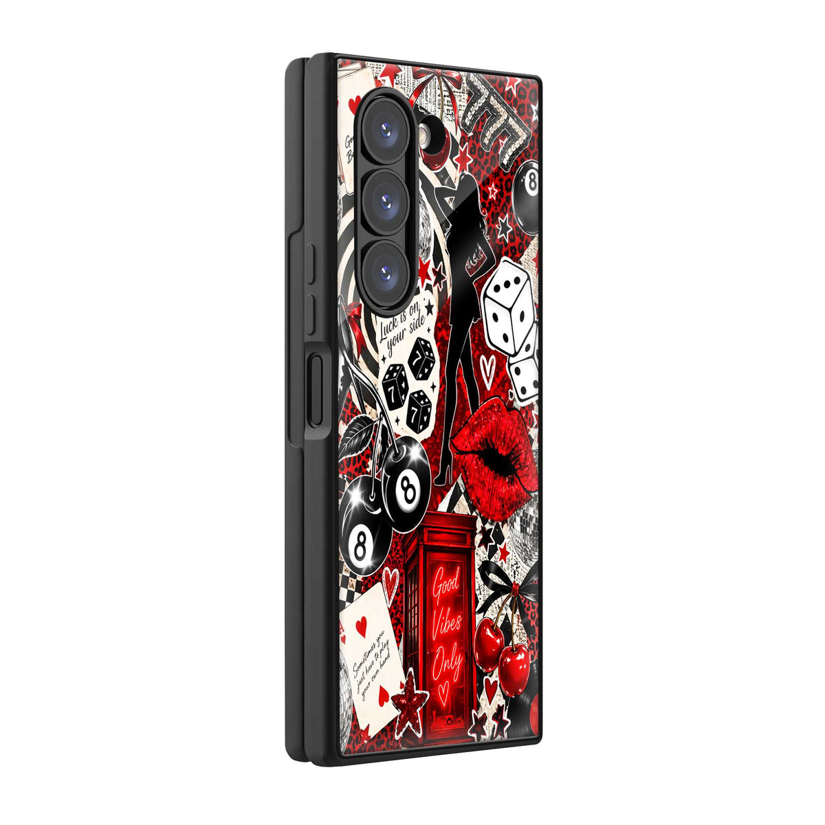 Lucky Vibes Samsung Z Fold Glass Case