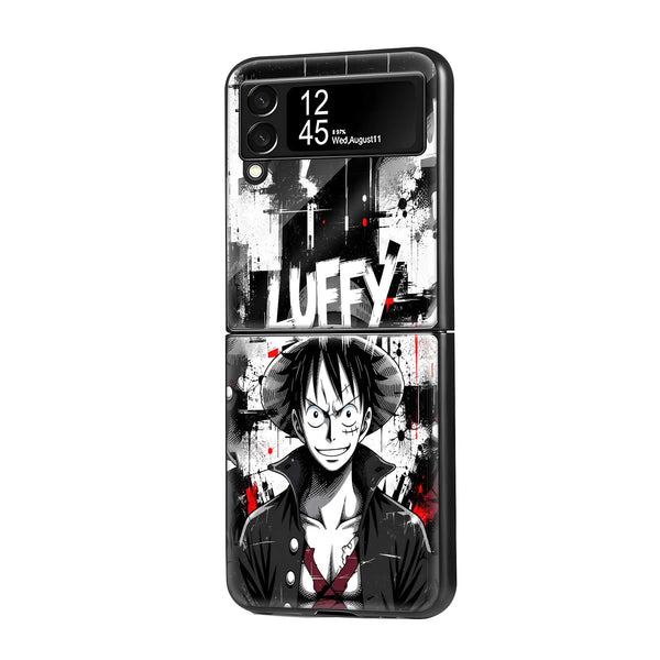 Luffy Pirate Legacy Samsung Z Flip Glass Case