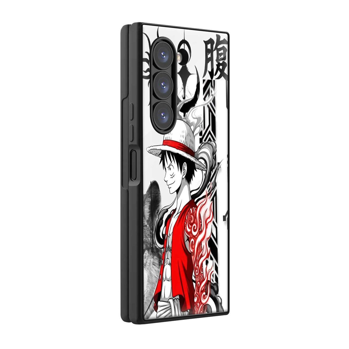 Luffy Pirate King Samsung Z Fold Glass Case