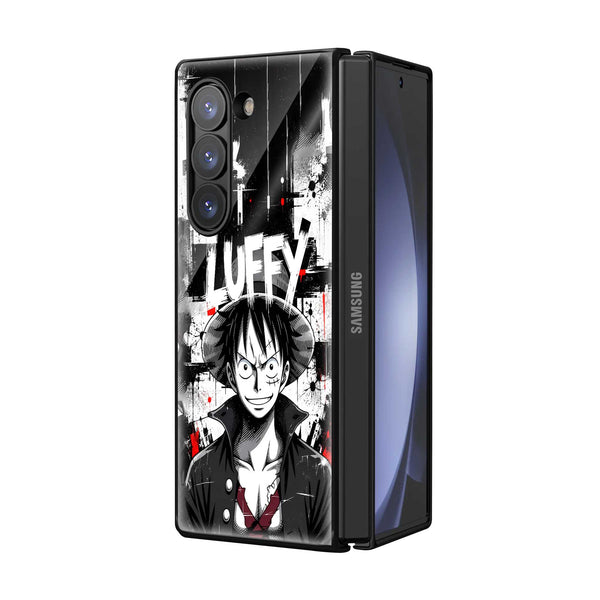 Luffy Pirate Legacy Samsung Z Fold Glass Case
