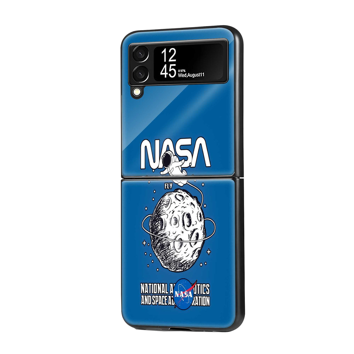 Lunar Explorer Samsung Z Flip Glass Case