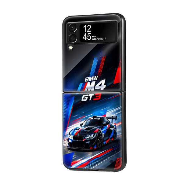 M4 Track Samsung Z Flip Glass Case