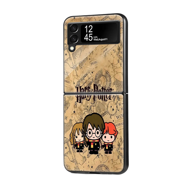 Magical Trio Samsung Z Flip Glass Case