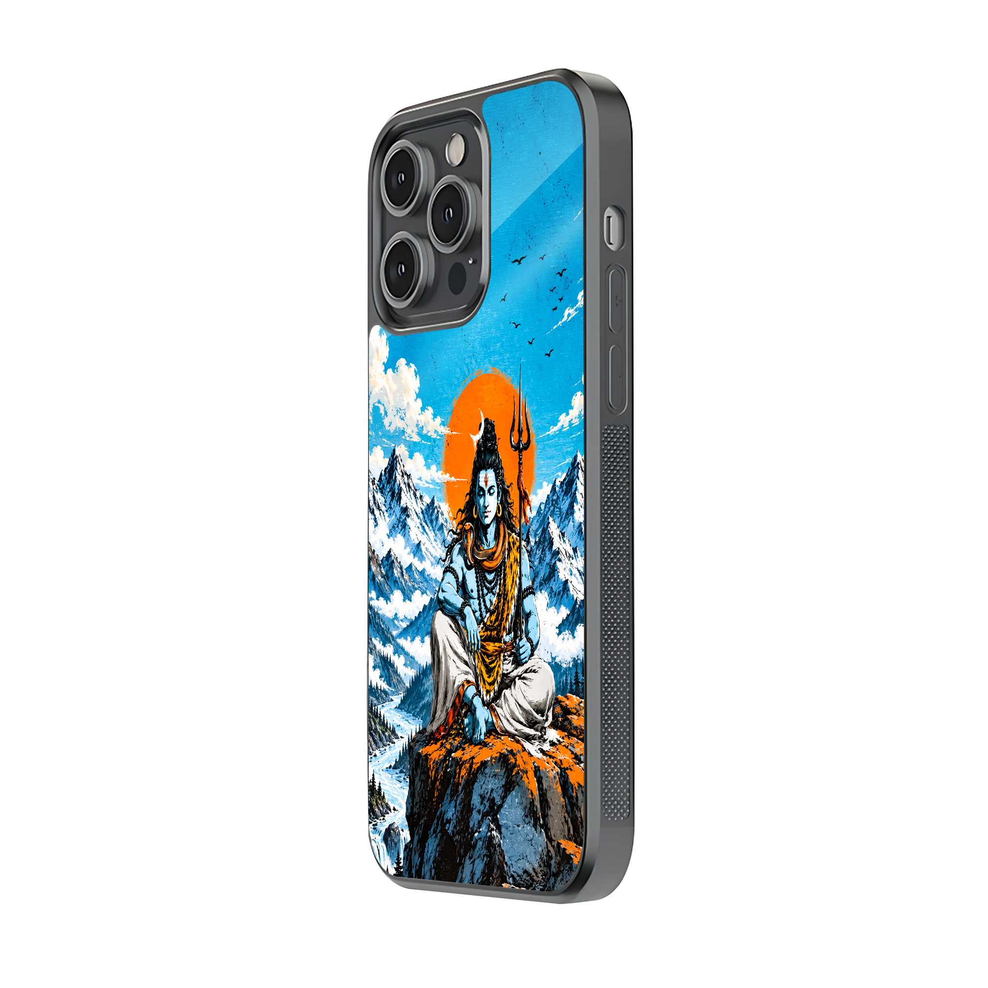Mahadev Divine Aura Glass Case Secondary image