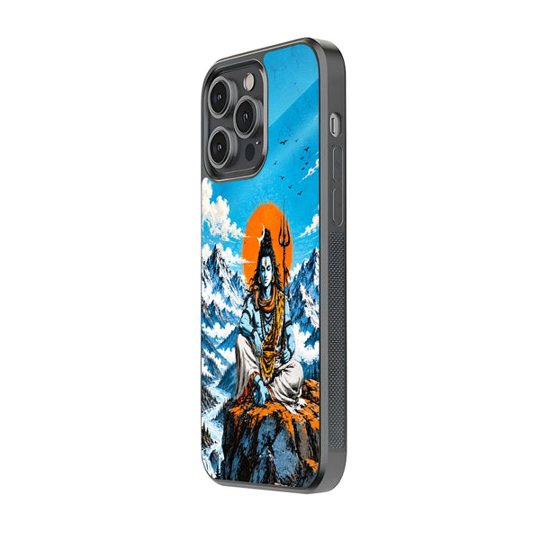 Mahadev Divine Aura Glass Case