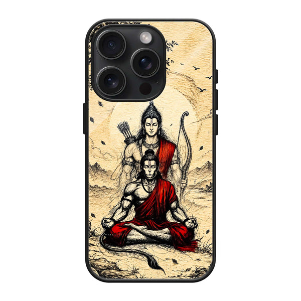 Mahadev Eternal Meditation Glass Case