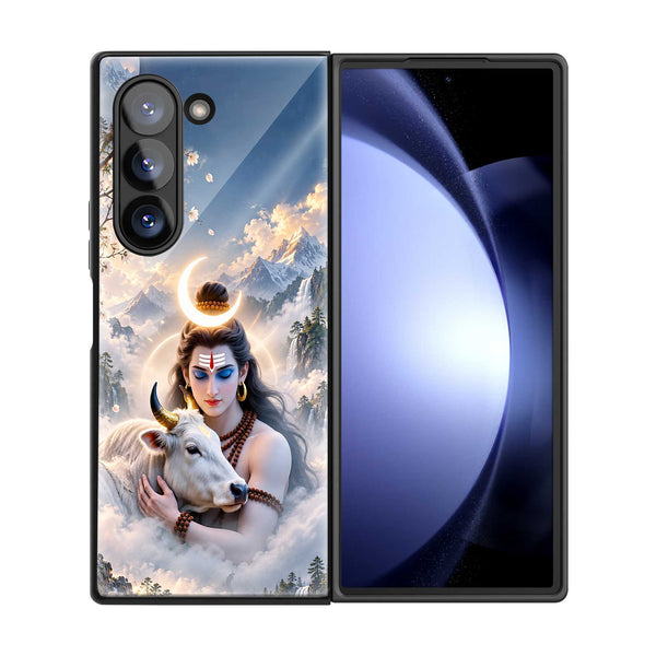 Mahadev Nandi Love Samsung Z Fold Glass Case