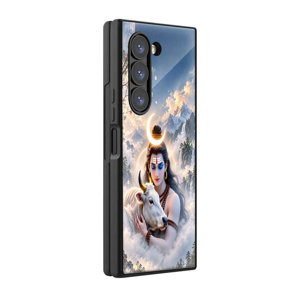 Mahadev Nandi Love Samsung Z Fold Glass Case