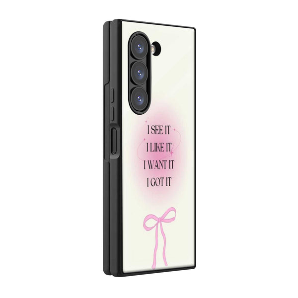 Main Character Samsung Z Fold Glass Case