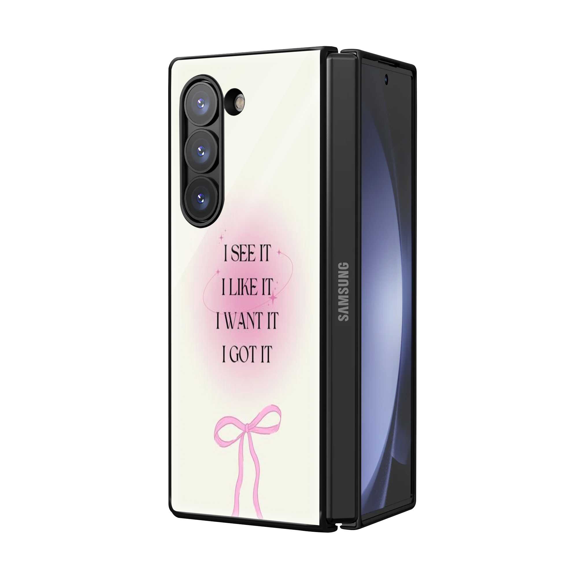Main Character Samsung Z Fold Glass Case