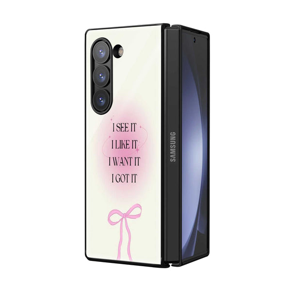 Main Character Samsung Z Fold Glass Case